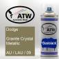Preview: Dodge, Granite Crystal Metallic, AU / LAU / 09: 400ml Sprühdose, von ATW Autoteile West.